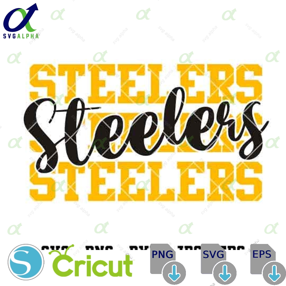 Steelers Football Svg Football Svg Sports Svg Football Shirt Sublimation Designs Png Dxf Jpg Eps